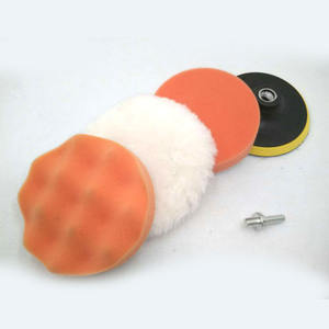 แผ่นขัดฟองน้ำสกายอีเกิล ขนาด 2 ถึง 7 นิ้ว พร้อมแผ่นรองสำหรับเครื่องเจียร ขัดรถยนต์ ไม่ทำให้เกิดรอยขีดข่วน - Product Image 4