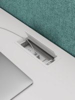 Systèmes de mobilier de bureau modulaire, bureau électrique réglable en hauteur pour 2 personnes, poste de travail assis-debout commercial