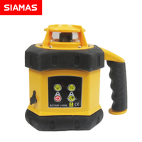 SIAMAS niveau laser rotatif rouge horizontal nivellement rotatif à 360 degrés avec récepteur portatif détecteur de portée 500m