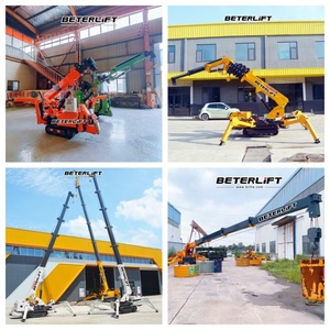 Mini grúa sobre orugas portátil de 2, 5, 10 y 16 toneladas, pequeña, 3 toneladas, 8 toneladas, 12 toneladas, 14 toneladas para construcción, elevación de vigas de acero - Product Image 5