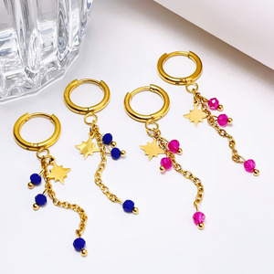 Ensemble de bijoux tendance en acier inoxydable plaqué or imperméable personnalisé pour femmes - Product Image 2