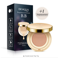 Bioaqua 3 couleurs Exquisite Delicate Air Cushion Complet Bb Cream Foundation Skin Retouching Cosmetics Nude Makeup Concealer Base