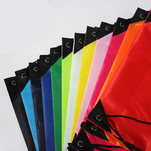 Hot Sale Drawstring Pouch Bag with Logo Promotional <b>Backpack</b> <b>Nylon</b> Sports Bag - Product Image 6