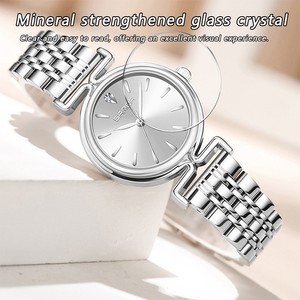 Montre à quartz vintage Sanda 1124 pour femme, avec échelle minimaliste, étanche, légère, de luxe, pour femmes d'affaires - Product Image 5