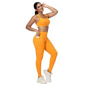 Conjunto Deportivo Premium para Mujer, Bra Deportivo y Leggings de Cintura Alta para Yoga, Gimnasio, Entrenamiento, Fitness, Running, Ropa Deportiva Elástica y Cómoda - Product Image 3