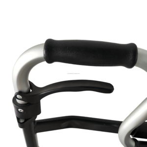 Déambulateur léger avec roues - Déambulateur pliable - Hauteur réglable - Mécanisme de pliage simple à un bouton - Product Image 6