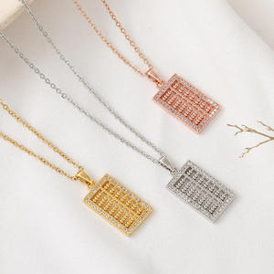 แฟชั่นทอง18K สแตนเลส3D เรียบจี้รูปดาวห้าแฉกสร้อยคอเกลียวสองชั้นลายการ์ตูนท้องฟ้า - Product Image 2