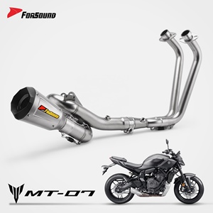 Système <span class=keywords><strong>d</strong></span>'échappement de moto à <span class=keywords><strong>prix</strong></span> de gros Forsound Factory, conception flexible pivotante, échappement à sortie inférieure pour <span class=keywords><strong>Yamaha</strong></span> MT07 <span class=keywords><strong>MT</strong></span>-<span class=keywords><strong>07</strong></span> - Product Image 1