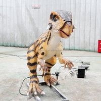 LT-4-91 Psittacosaurus : Modèle de dinosaure robot grandeur nature à démarrage infrarouge pour parcs et attractions, décoration mobile pour parcs urbains, à vendre