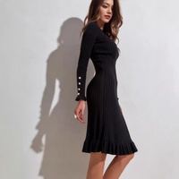 Nouvelle Robe en Maille Longueur Mi-Mollet 2026 pour Femme – Robe Sirène Sexy en Tricot