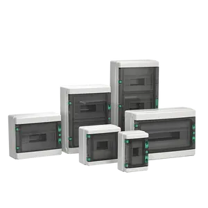 HA Series 4/8/12/18/24/36 Ways 220V-380V IP65 Outdoor Waterproof Panel Electrical Power Plastic MCCB Junction Distribution Box