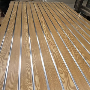 Panel de Listones de MDF al por Mayor, Madera y Aluminio con Certificación <span class=keywords><strong>E2</strong></span>, Resistente a la Humedad, para Taller, Supermercado, Exhibición en Tiendas Minoristas - Product Image 5