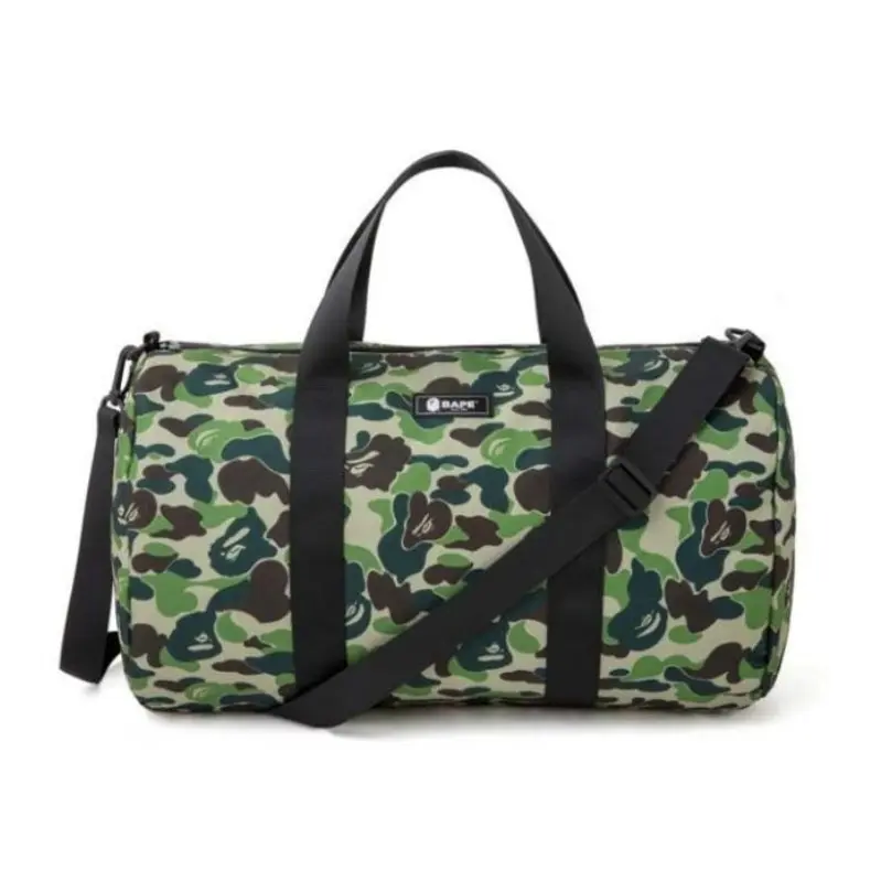 Unisex Casual Hand Shoulder Bag Fashion Style Drum Shape Sport Travel Shoulder Bag