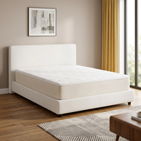 Surmatelas en mousse à mémoire de forme au thé vert, housse tricotée respirante collée à la mousse, surmatelas orthopédique, directement de l'usine