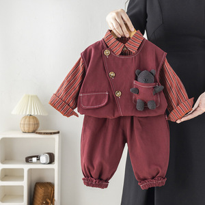 Set di <span class=keywords><strong>abbigliamento</strong></span> 2025 a gamba aperta da 0 a <span class=keywords><strong>3</strong></span> <span class=keywords><strong>mesi</strong></span> Set di tuta in cotone organico al 100 per cento per indossare il bambino - Product Image 5