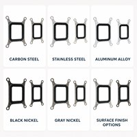 Kit de montage flexible en acier au carbone pour refroidisseur de processeur avec quincaillerie OEM estampée pour composants de refroidissement PC