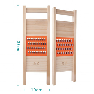 قطاعة خضروات ومقطعة شرائح للبصل والبطاطس بسمك 4.5 مم، شرائح جوليان كبيرة جدًا، أداة مطبخ احترافية من الخشب الصلب - Product Image 1