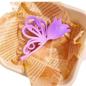 Qianjin Groothandel Schattige Zoete Tulp Haar Clip Lente Zomer Gradiënt Roze Bloem Haar Accessoire Plastic Vrouwelijke Haarklauw - Product Image 6