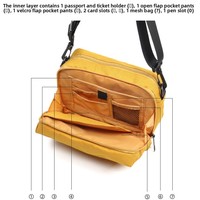 Sac de voyage et bandoulière 2026 NOUVEAU, imperméable, respirant, ultra-léger, antivol, grande capacité, pour la marche et l'usage quotidien – Vente en gros