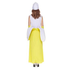 Disfraz de Plátano para Adultos de Halloween, Divertido Disfraz de Fruta para Mujer con Sombrero y Guantes, Disfraz para Fiesta de Disfraces - Product Image 5
