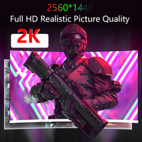 Moniteur de jeu incurvé 27 pouces 4K 165 Hz, ordinateur, moniteur 2K 4K, PC de jeu, moniteur de jeu anti-lumière bleue