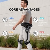 Exosquelette pliable léger pour la randonnée, dispositif d'assistance à la marche en extérieur, réduction de la charge, combinaison portable, batterie 4H, IP54