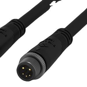 Dinglian esterno illuminazione M12 fili impermeabili connettore tensioni 250 10A corrente nominale rame Nylon plastica/presa metallica - Product Image 4