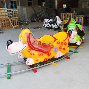 Interesante atractivo <span class=keywords><strong>parque</strong></span> de <span class=keywords><strong>atracciones</strong></span> <span class=keywords><strong>para</strong></span> niños paseos en forma de perro pequeño tren de vía <span class=keywords><strong>para</strong></span> la venta - Product Image 5