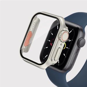 เคสรูปลักษณ์การเปลี่ยนอัปเกรดเป็นอัลตร้า49มม. + กระจกนิรภัยสำหรับ <span class=keywords><strong>Apple</strong></span> <span class=keywords><strong>Watch</strong></span> Series 8 7 45มม. 41มม. 4 5 6 40มม. 44มม. - Product Image 2