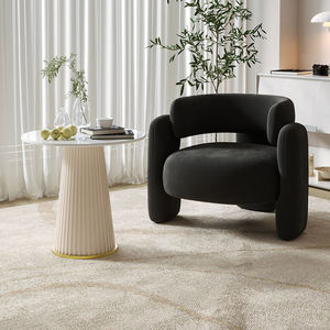 Sillón Individual de Terciopelo Moderno y Lujoso, Duradero, con Reposapiés, Diseño Confortable para Dormitorio, Salón, Hotel, Sala de Estar, Silla de Descanso - Product Image 2