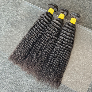 Wholesale 100% Unprocessed Human Hair Extensions Kinky Curly Weft Hair Bundles No <b>Tangle</b> - Product Image 5