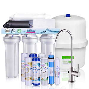 Système de purification d'<span class=keywords><strong>eau</strong></span> domestique par <span class=keywords><strong>osmose</strong></span> inverse électrique à 5 étapes pour la préfiltration et le filtration de l'<span class=keywords><strong>eau</strong></span> domestique - Product Image 1