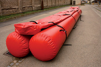 Bâche en PVC personnalisée, 5 m, barrière de Protection contre les vagues, remplie d'eau, livraison rapide, 10m