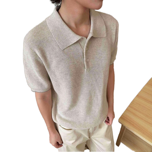Conjunto de polo y pantalones cortos para hombre, atuendo de verano, conjunto casual de moda con polo de manga corta para hombre, conjunto de 2 piezas. - Product Image 1