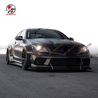 Pour Mercedes W204 C63 Conversion LB Style larges passages de roue Kit de pare-chocs pour C63 507 Refit carbone avant pare-chocs arrière aile