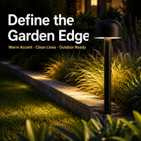 Lampe LED d'extérieur étanche de type champignon moderne, directement de l'usine, pour l'éclairage paysager résidentiel des jardins, allées et voies de circulation.