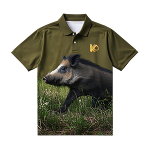 Tùy Chỉnh Chất Lượng Cao Trọng Lượng Nhẹ Upf50 + Nhanh Chóng Khô Thoáng Khí UV Bảo Vệ Chiến Thuật Úc Pig Hunter Câu Cá Polo Áo Sơ Mi - Product Image 4