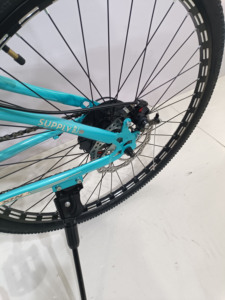 Racing Mountain Downhill Bicicleta Marco de acero 21 velocidades Freno de disco Twist Grip Shifter Suspensión delantera Ruedas de aleación de aluminio - Product Image 5