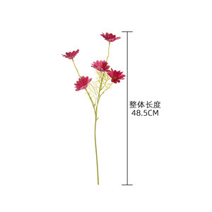 ดอกเดซี่ประดิษฐ์ Qiyue สีขาว ชมพู เหลือง ก้านเดี่ยว สำหรับตกแต่งบ้าน งานแต่งงาน งานฝีมือ ชุด 100 ชิ้น - Product Image 4