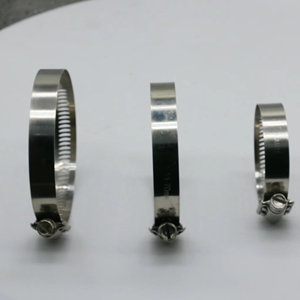 Klem Selang Baja Tahan Karat Kustom Sampel Gratis SUS 300 Klem Selang Roda Gigi Spiral Klem Selang Otomotif Besar - Product Image 1