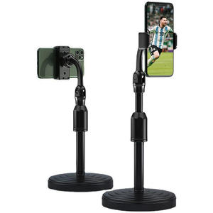 Mobile <b>Phone</b> <b>Holder</b> Stand Tablet <b>Desktop</b> Live Bracket Support Stand Mount Foldable MultiFunction Telescopic <b>Holder</b> Storage Rack - Product Image 1