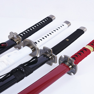 Minghu Anime espada nuevo Sauron y <span class=keywords><strong>Daoyi</strong></span> palabra otoño agua fantasma Toru nieve caminar madera bambú hoja japonesa espada Cosplay - Product Image 3