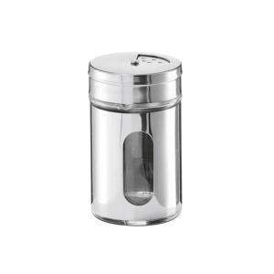 Small Spice Shaker 8.5cm 5cm With Metal Lid And <b>Window</b> For Kitchen Use - Product Image 1