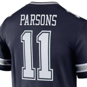 Tyler Booker Navy 2025 Draft Pick Beste Kwaliteit Gestikt Amerikaans Voetbal Jersey - Product Image 3