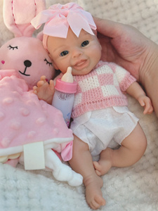 Muñecas de Bebé Recién Nacido Realistas y Flexibles de 10 Pulgadas, con Apariencia Realista, para Niñas, Regalo de Cumpleaños, Certificadas por ASTM F963 y EN71 - Product Image 4