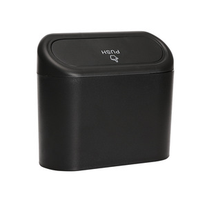 Car Trash Bin Door Hanging Trash Can Portable Rubbish Garbage Car Storage Box