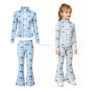 ملابس فتيات بالجملة مجموعة اليوجا واللياقة البدنية للأطفال ، صالة رياضية للفتيات الصغيرات ، تدريب اللياقة البدنية ، الرقص - Product Image 1