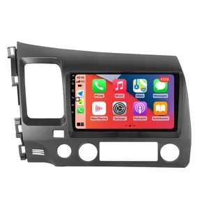 Irinavi-reproductor de DVD para coche, sistema de navegación GPS para Honda Civic 10,0 2006, Android 2011 9"