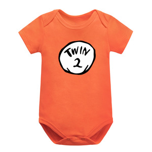 Fabricant en gros bébé barboteuse solide à manches courtes body décontracté 100% coton Triangle Onesie été ramper costume pour bébé - Product Image 3