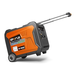 Générateur à <span class=keywords><strong>inverseur</strong></span> super silencieux à double carburant essence 6,5 kW 120 V 60 Hz avec poignée pliable et démarrage à distance - Product Image 5